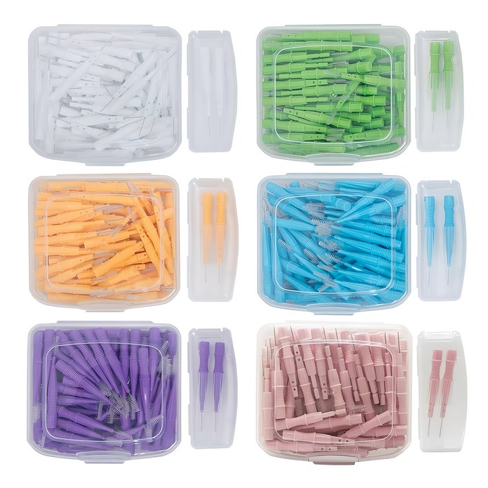 메디메이트 치간칫솔 i형 E-PACK 100P + 2P케이스, 0.8mm, 100개입, 1개