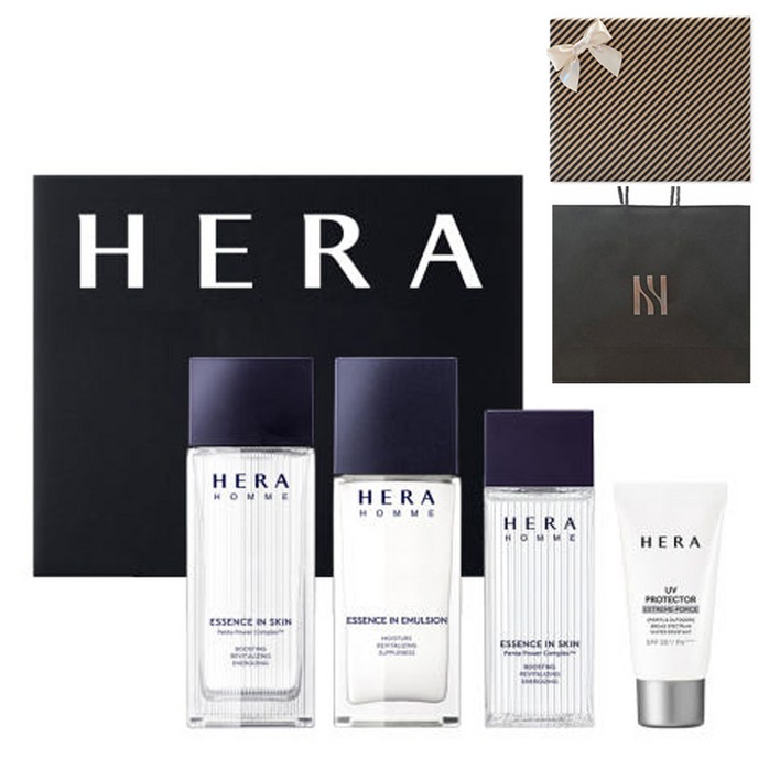 아모레 남성 스킨로션 세트 옴므 에센스 베이직 스페셜 2종 (선물용 고급포장 + 쇼핑백 증정)