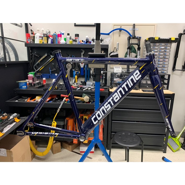 [위즐바이크] 2024 콘스탄틴 버나드 코멧네이비 56 사이즈 픽시자전거 프레임세트