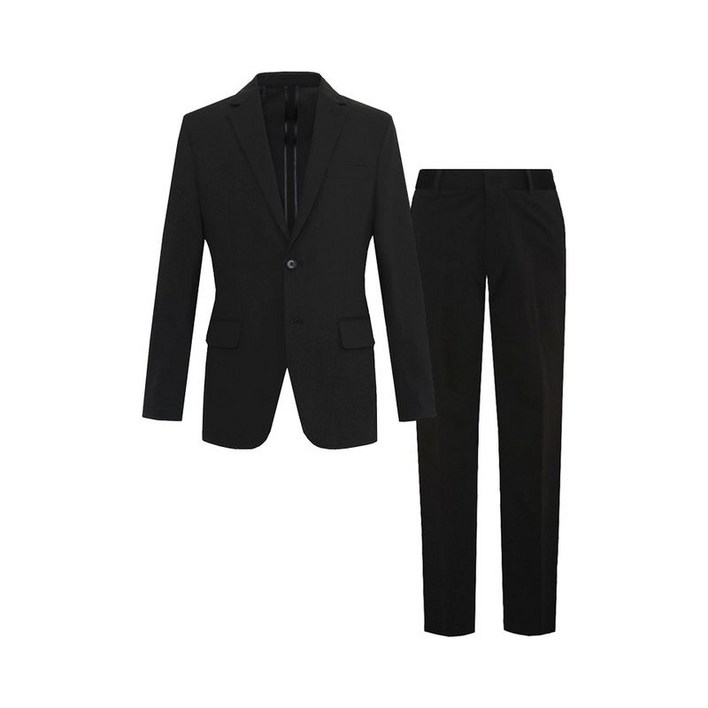 BY파크랜드 블랙 트리코트 탄탄 정장 셋업AKC23581 APC23581