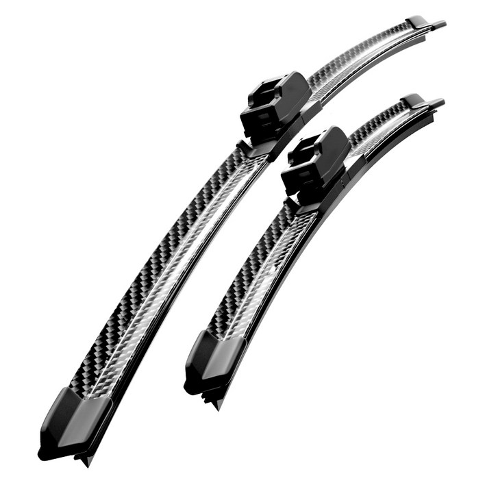 호환 기아 카니발KA420년25년 현대 팰리세이드LX218년25년 자국없는 초발수 저소음 와이퍼, 카본