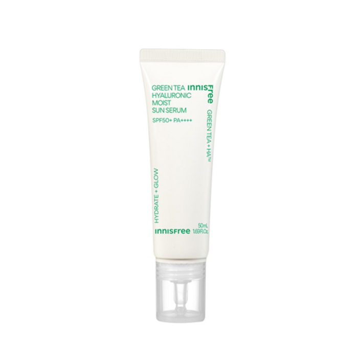 이니스프리 그린티 히알루론산 수분 선세럼 SPF50+ PA++++