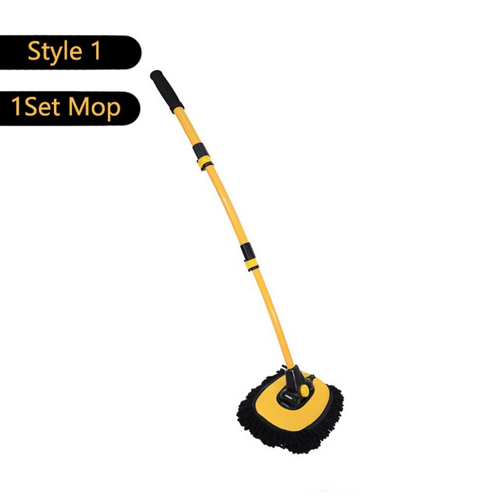 세차 브러시 텔레스코픽 긴 손잡이 세차 걸레 조절 가능한 청소 브러시 15 구부러진 바 걸레 자동 청소 도구 액세서리