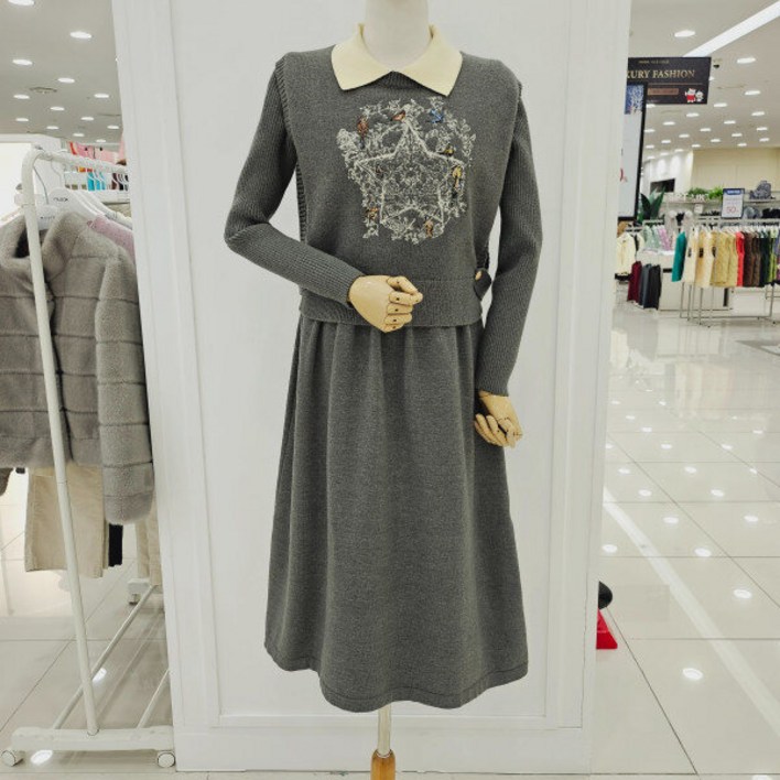 무자크 MO9WKO01스타조끼원피스세트CJ