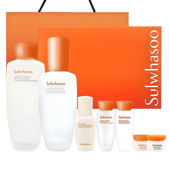 NEW 설화수 자음 2종 세트 쇼핑백 포함 (자음수150ml,자음유액125ml,윤조에센스8ml,탄력크림5ml,자음수15ml,자음유액15ml,탄력크림5ml)