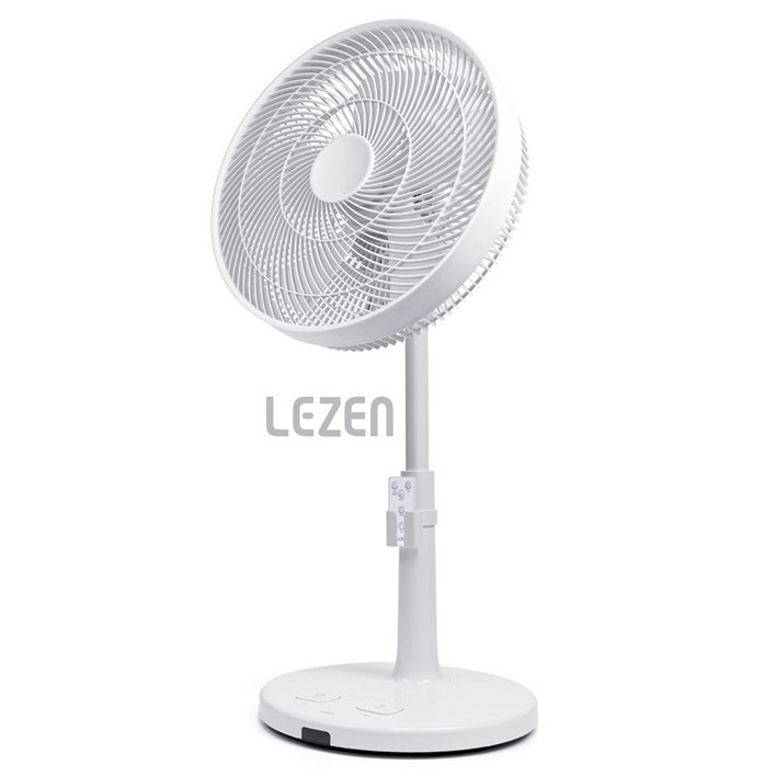 르젠 프리미엄 서큘레이터 초미세풍 발터치 리모컨 선풍기, LZEFAF2화이트