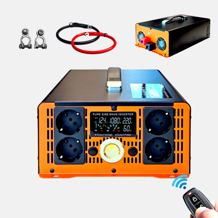 에코H 순수정현파 인버터 60Hz 220V 국내용 한국형 차량용 캠핑용 차박용 컨버터