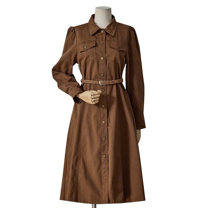 포커스 어텀소매벨트원피스 FBF4H7POP0041BP 2472025