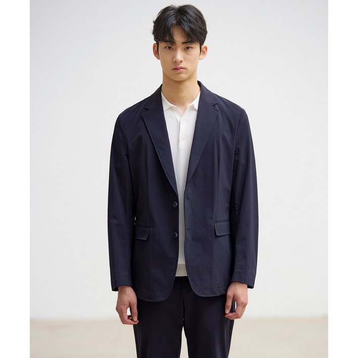 STCO 남성 MotionFree 쿨링 나일론 수트 셋업 릴렉스핏 네이비