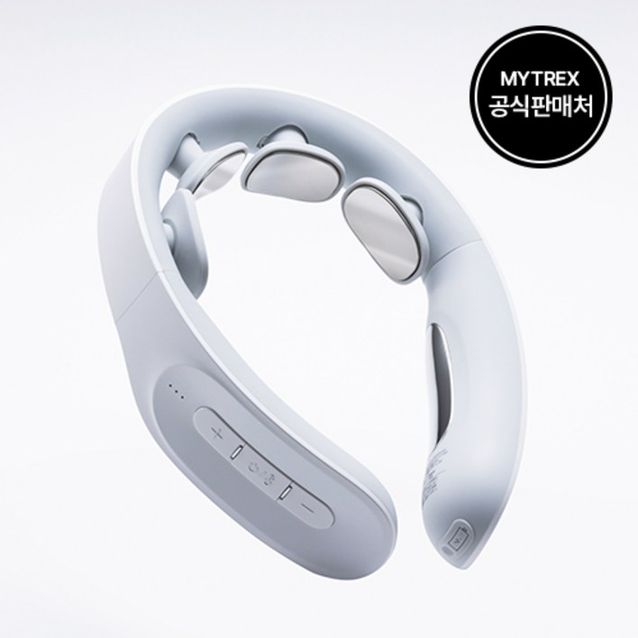 마이트렉스 DR.HEAT NECK 닥터 히트넥 360도 EMS 온열 휴대용 목 마사지기, White, 1개