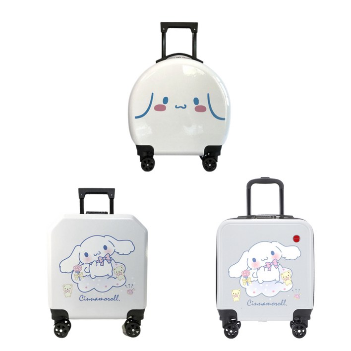 디와이컴퍼니 국내배송 산리오 시나모롤 캐리어 16인치 18인치 기내용 미니 가방
