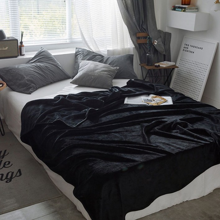 우쥬 고급극세사 대형담요  파우치 담요