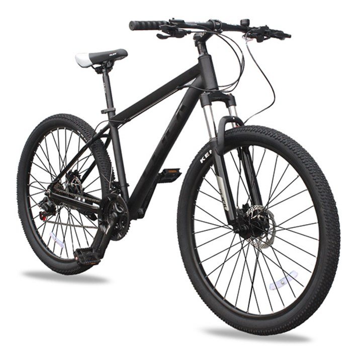 클릭 토브 27.5D 27.5인치 시마노21단 유압디스크 MTB 자전거 완조립, 유광블랙미조립