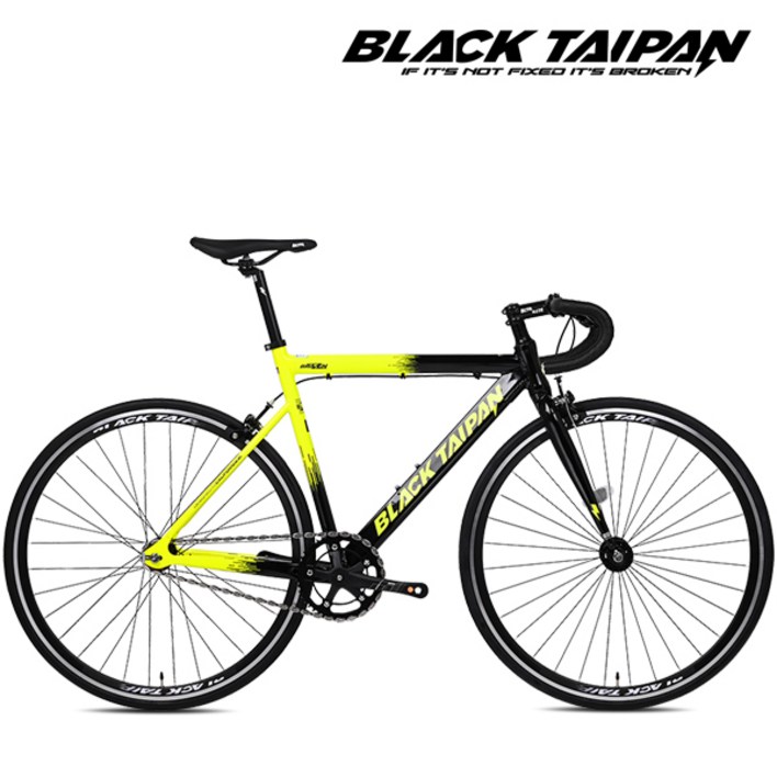 2025 블랙타이판 경량 알루미늄 픽시자전거 브레이즌 700C 반조립 싱글기어 순정휠, 1개, 167cm, 브레이즌 500 블랙+라임 조립+사은품F(싱글기어)
