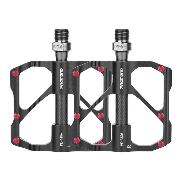 자전거 평페달 MTB 로드 카본 경량 패달, 1세트, MTB블랙 자전거 평페달 MTB 로드 카본 경량 패달, 1세트, MTB블랙