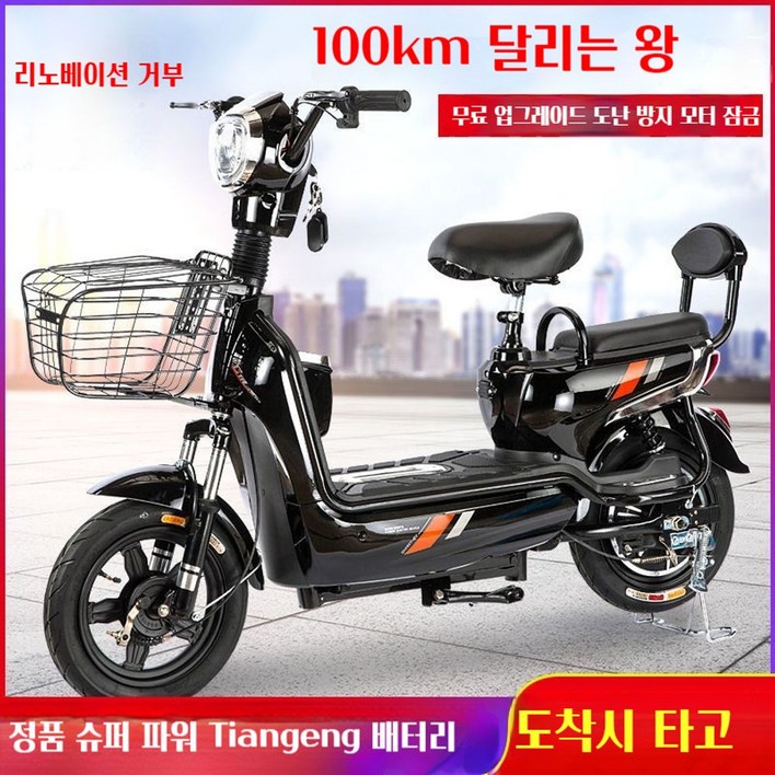 전동 스쿠터 전기오토바이 미니쿠듀얼 성인용 브라켓 바이크