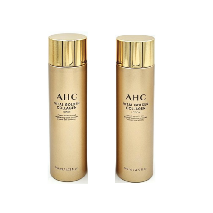 AHC 바이탈 골든 콜라겐 토너 140mL  로션 140mL