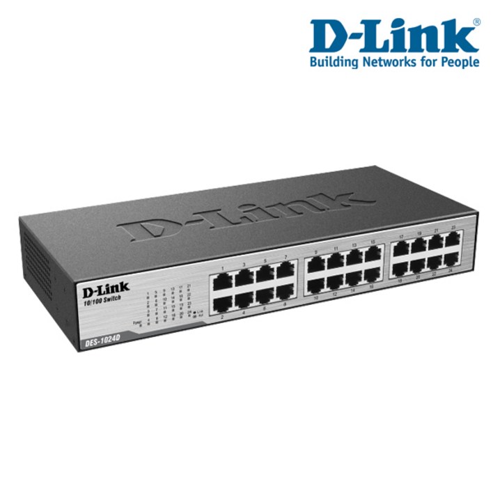 천DLink 디링크 DES1024D 10100Mbps 24포트 스위칭허브, 단일상품