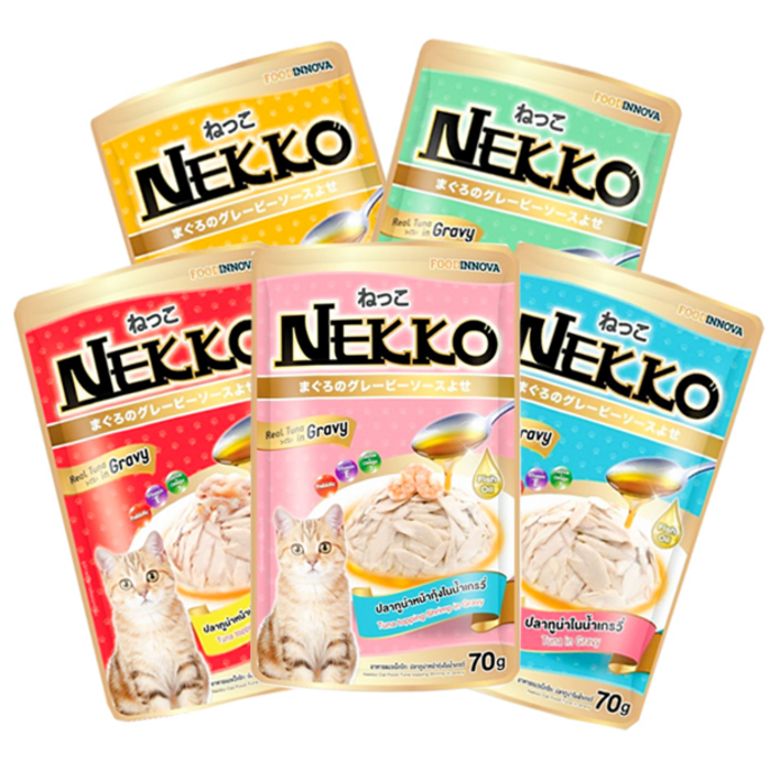네코(NEKKO) 그레이비 파우치 SET (70g x 12개)