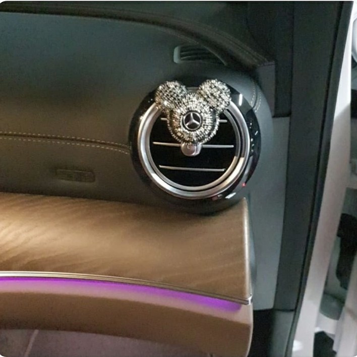 OL04 올리바노 미키큐빅 벤츠 엠블럼 차량용방향제