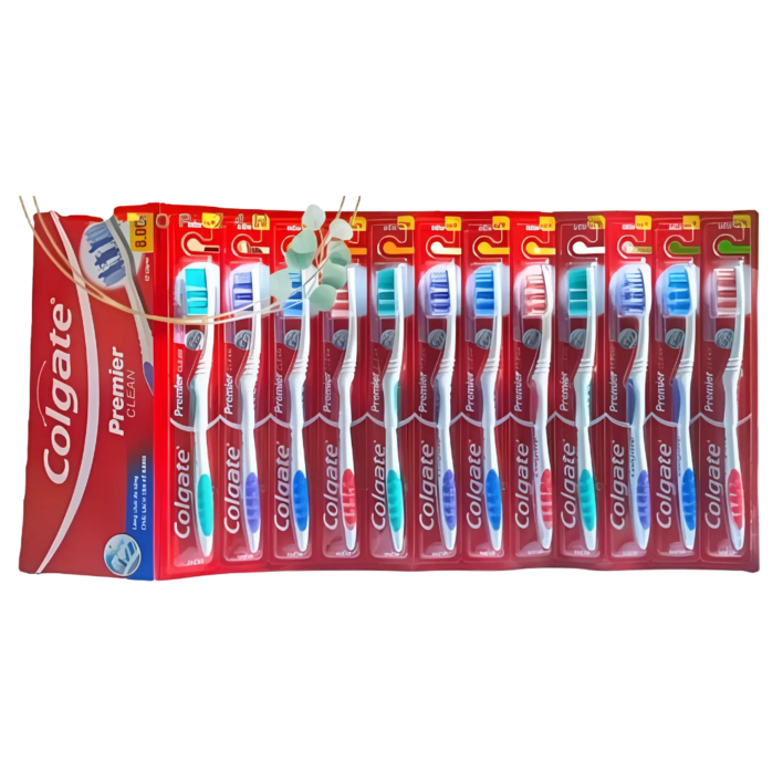 콜게이트 칫솔 프리미어 엑스트라 클린 12개의