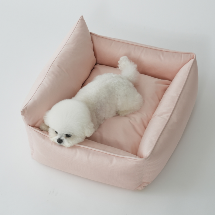 홀릭하임 커버분리 사계절 애견 마약방석 D02 M2XL, 1개, 핑크