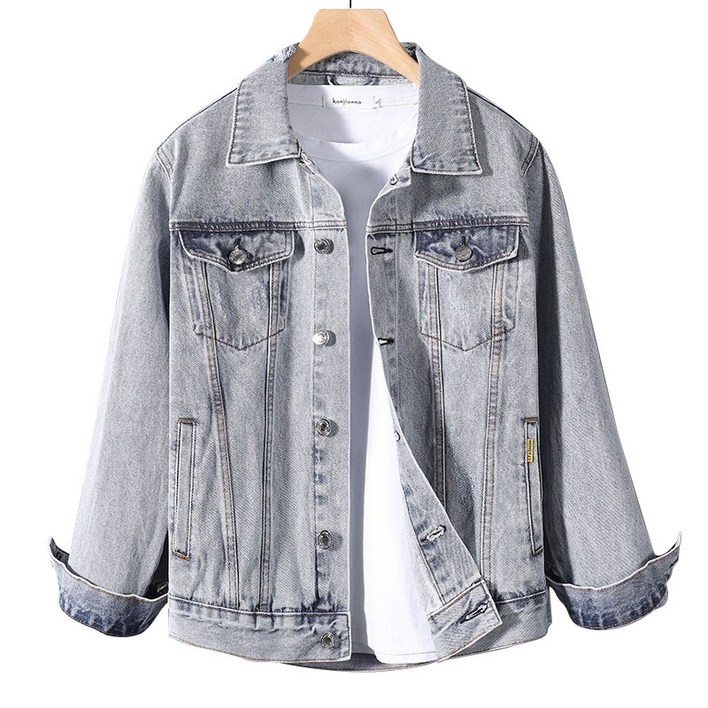 남자 오버핏 데님 자켓