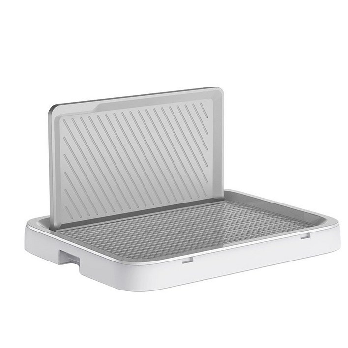 리프리 강아지 반려견 그물망 배변판, 대형,화이트그레이, 1개