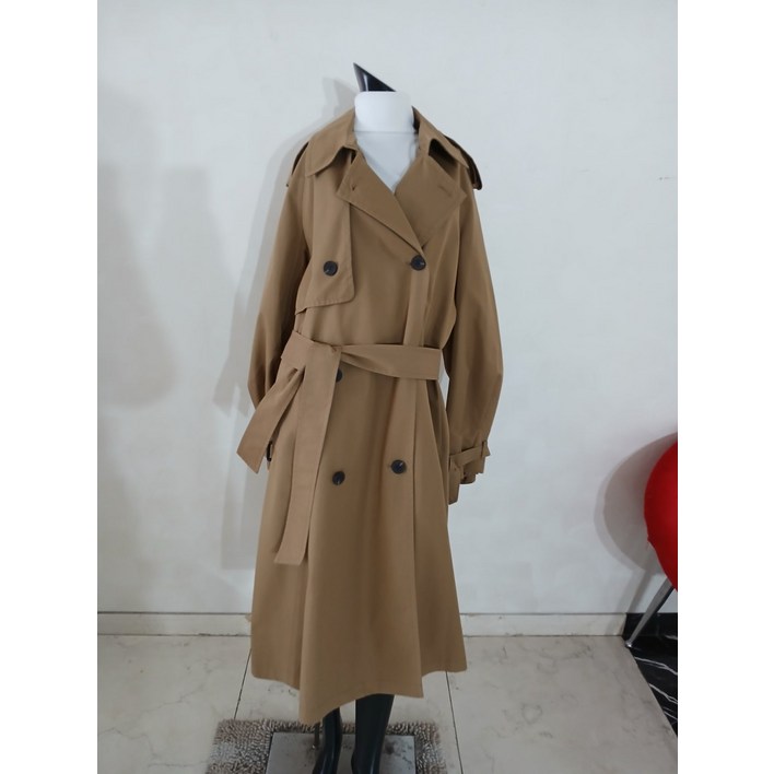 중고 021 톰보이 오버핏 롱트렌치코트 Free NB11163