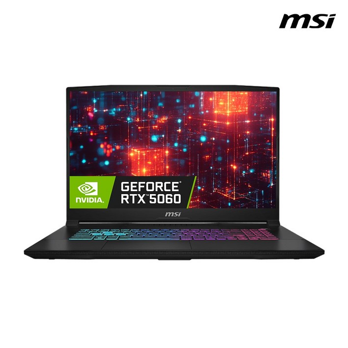 MSI Sword GF76 HX B14WFK-i7 윈도우11 QHD 17.3인치 인텔 i7 14세대 14650HX RTX 5060, B14WFK-i7, WIN11 Home, 64GB, 1TB, 블랙