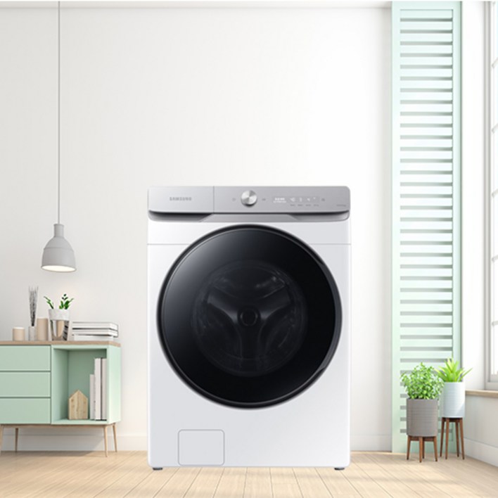 삼성전자 그랑데 세탁기 AI 이녹스 WF21T6500KW 21kg 방문설치