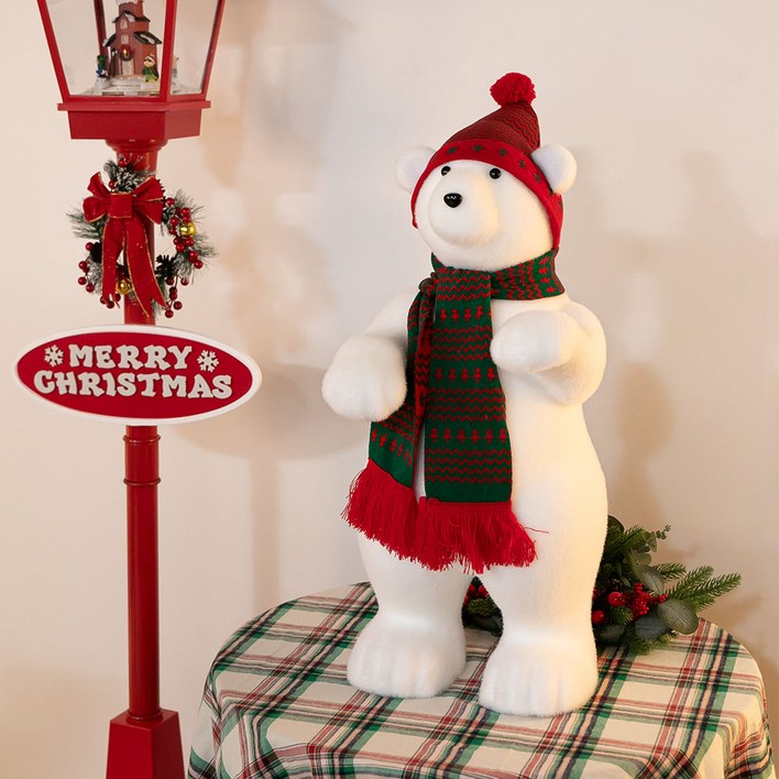 특별함가득 크리스마스 인형장식 10cm200cm 대형인형 트리장식소품, 1개, A06.알라스카곰가족