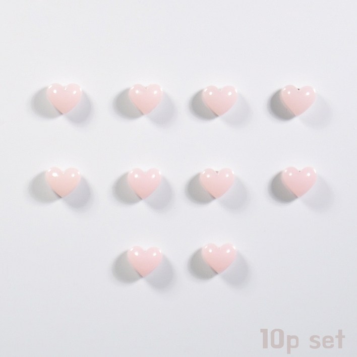 봉봉샵 젤리미니 연핑크하트 냉장고 현관문 인테리어 자석 마그네틱