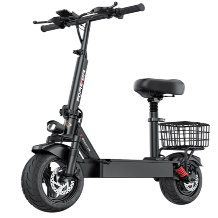 산타고 접이식 전동킥보드 10인치 성인용 전기 킥보드 출퇴근 배달 대리기사, 48V 25A 약 100KM