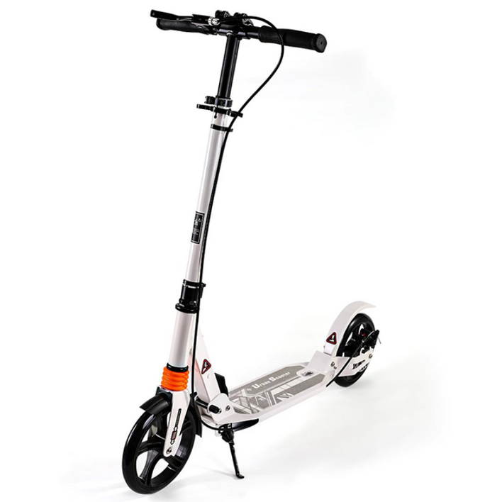 접이식 아동 어린이 성인 킥보드 접이식 두발킥보드, 1개, 흰색