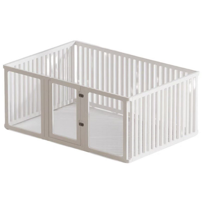 확장형 펫룸 75cm 오픈형 강아지 울타리 애견펜스, 화이트, 1개
