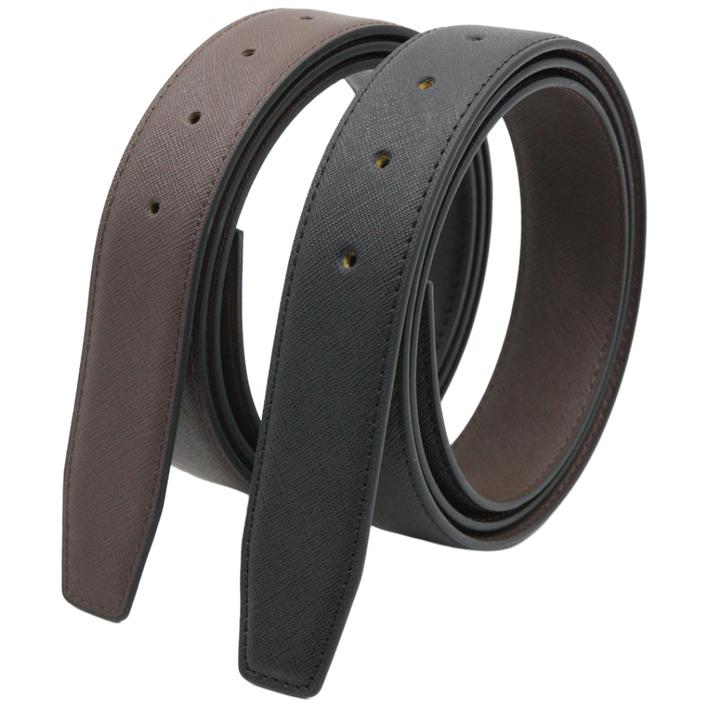 엠핏풀 교체용 벨트끈 남성 가죽 핀 사피아노 수동 허리띠 호환 33mm