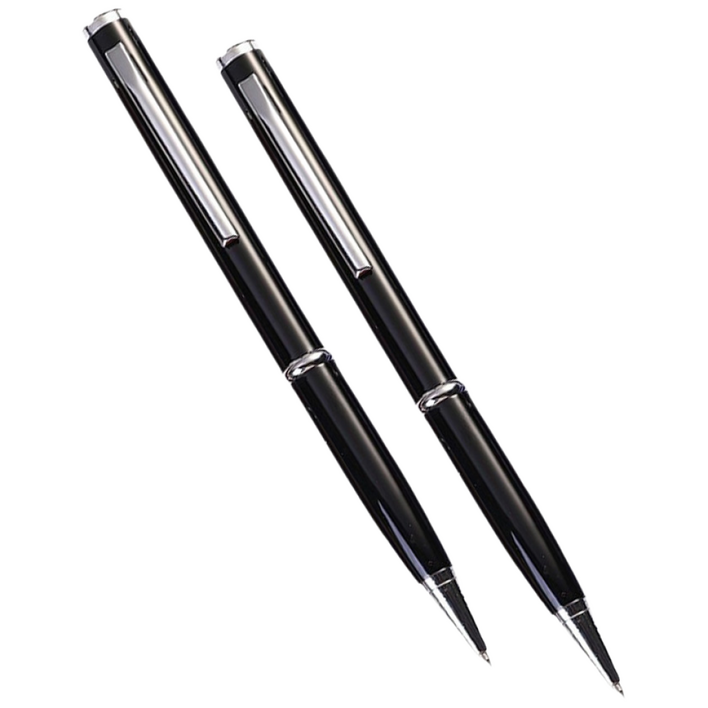 MSMULTIVERSE 1+1 호신용칼 호신용볼펜 캠핑휴대용칼 주머니칼, 2개, 블랙+블랙