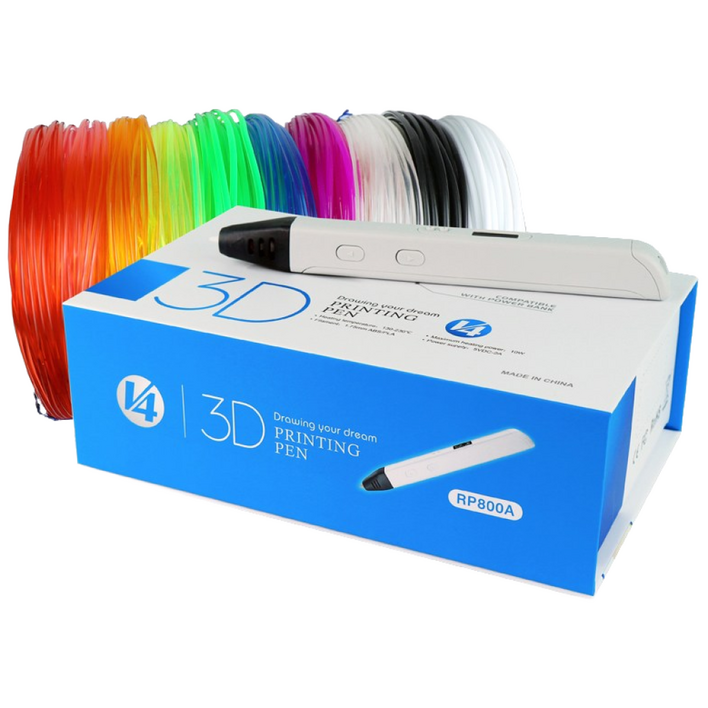 3D펜샵 RP800A 3D펜 고급형  PLA 필라멘트 고온용 7m 5색 세트