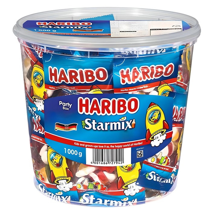 하리보 스타믹스 젤리 40개입, 1kg, 1개