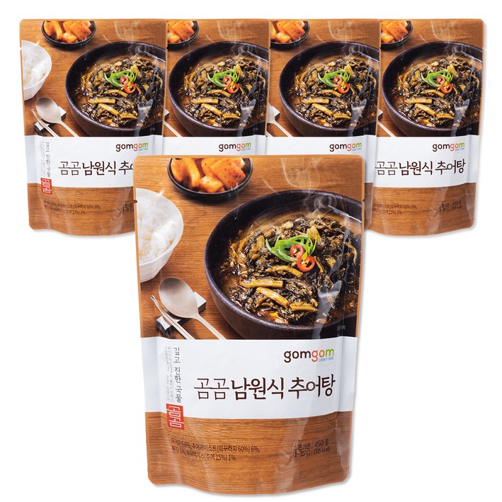 곰곰 남원식 추어탕, 450g, 5개 곰곰 남원식 추어탕, 450g, 5개