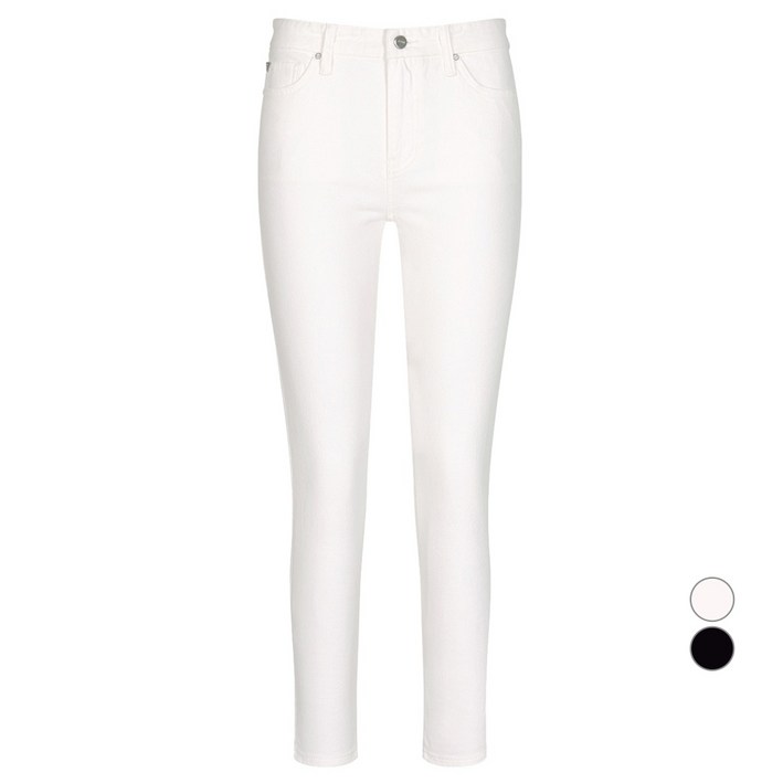 게스 여성용 기모 베이직 슬림 스키니 청바지 YO4D0193