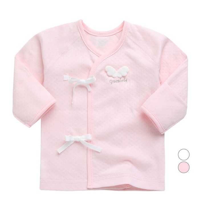그린베베 신생아용 엔젤 양면 배냇저고리