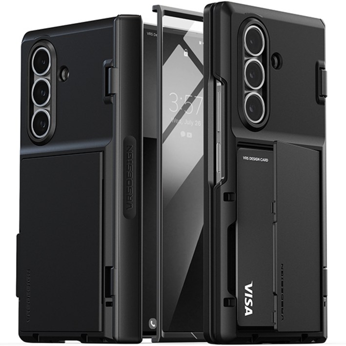 베루스 모던 고 360 힌지 보호 전면 필름 일체 카드 수납 휴대폰 케이스