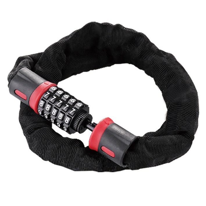 어반카 탄소강 오토바이 자물쇠 와이어락 1.5m 중형