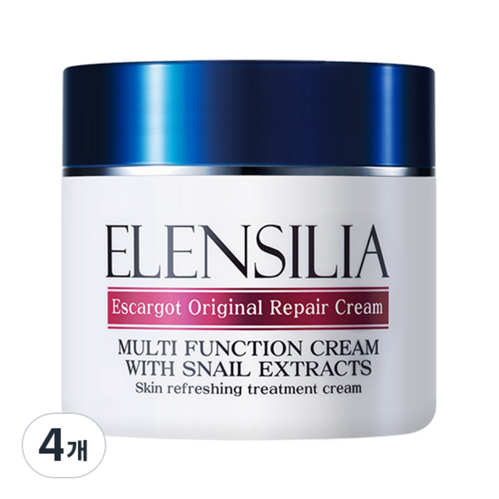 엘렌실라 에스카르고 오리지날 슈퍼리페어 크림, 50g, 4개