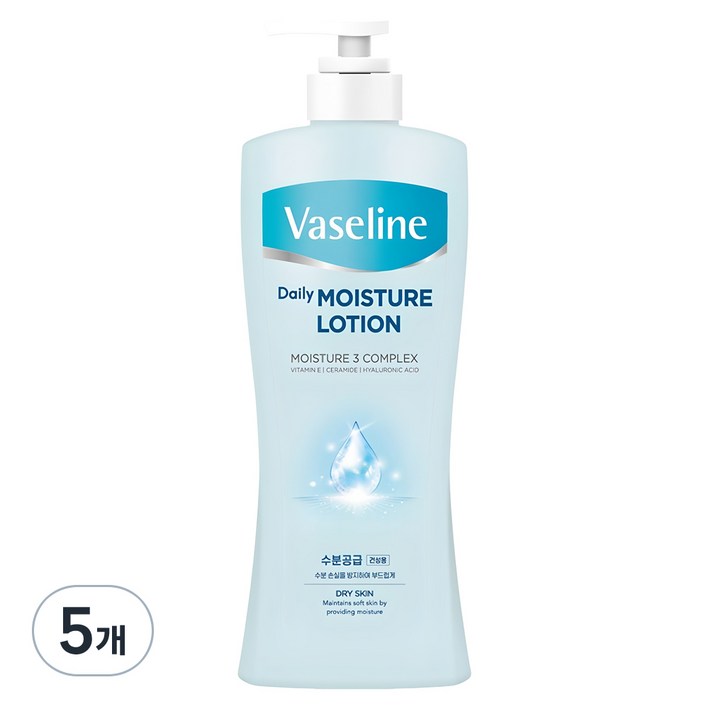 애경바세린 데일리 모이스처 바디로션, 450ml, 5개 애경바세린 데일리 모이스처 바디로션, 450ml, 5개