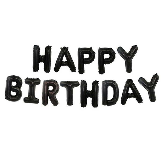 생일글자풍선 해피벌스데이 알파벳 16인치