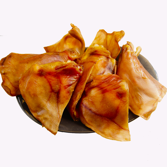 11 강아지 돼지귀 간식 대용량 돼지슬라이스100g1kg, 돼지통귀4p10p, 10개, 11돼지통귀, 18g