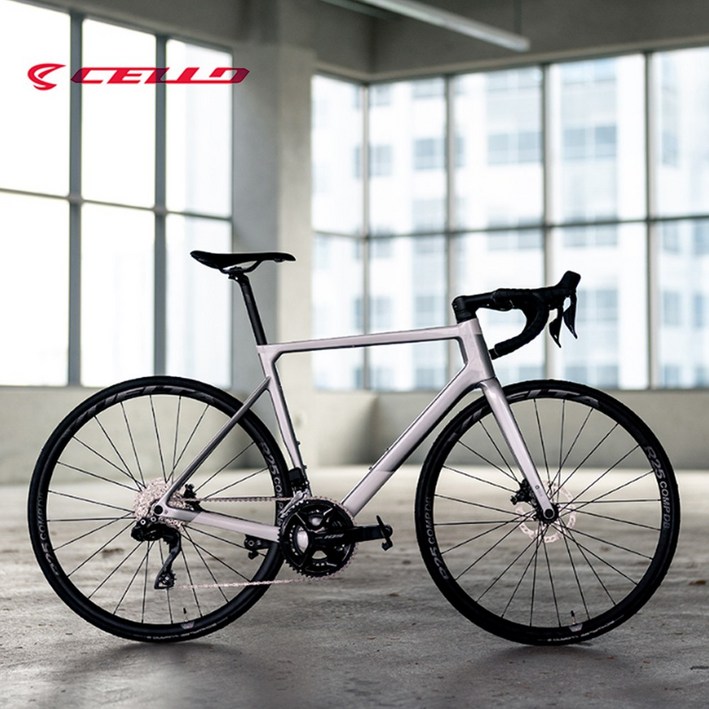 2025년 첼로 700C 케인 E7 105 Di2 24단 카본 로드 자전거, 스페이스 블랙유광  코스모 블랙 무광, 1개